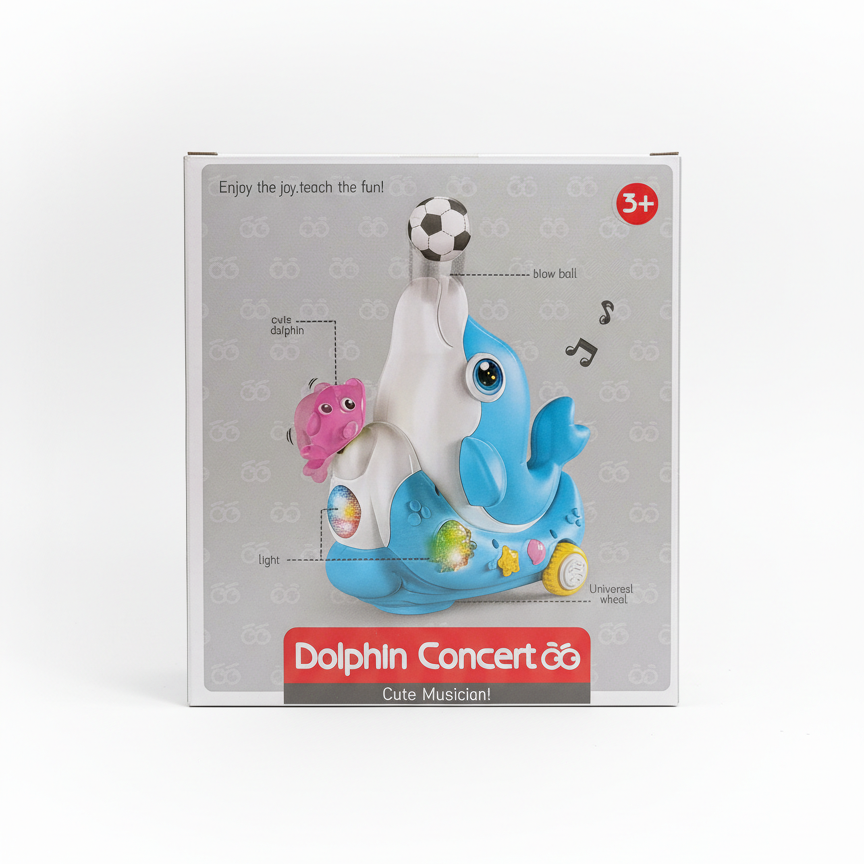 Dolphin Musician Toy for Kids 3+ | Kids Toys Online | Playzo Toys