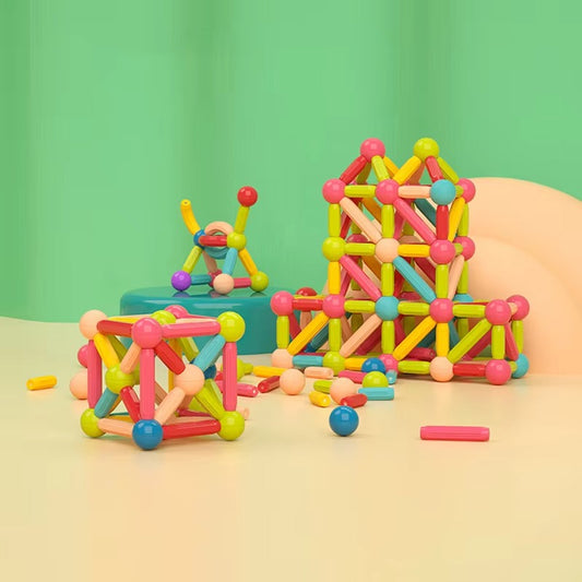 Magnetic Building Blocks Set for Kids 3+ | Playzo Educational & Creative Toy for kids
