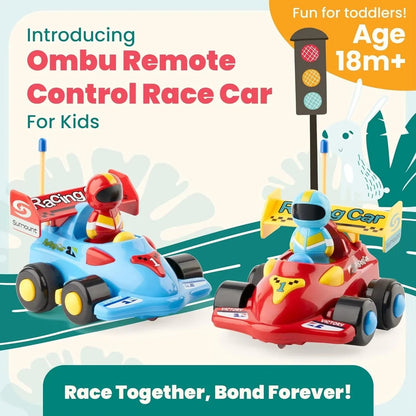 Remote Control Racing Car with Removable Driver | RC Formula Race Car with Lights, Music & Sounds for Kids