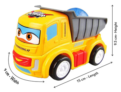 2 in 1 Converting Robot to Car Toy with 3D Lights and Music Truck Toy for Kids Boys