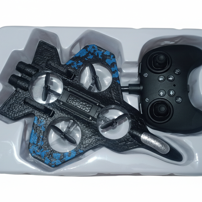RC Combat Aircraft Drone – Remote Control Flying Jet Toy for Kids